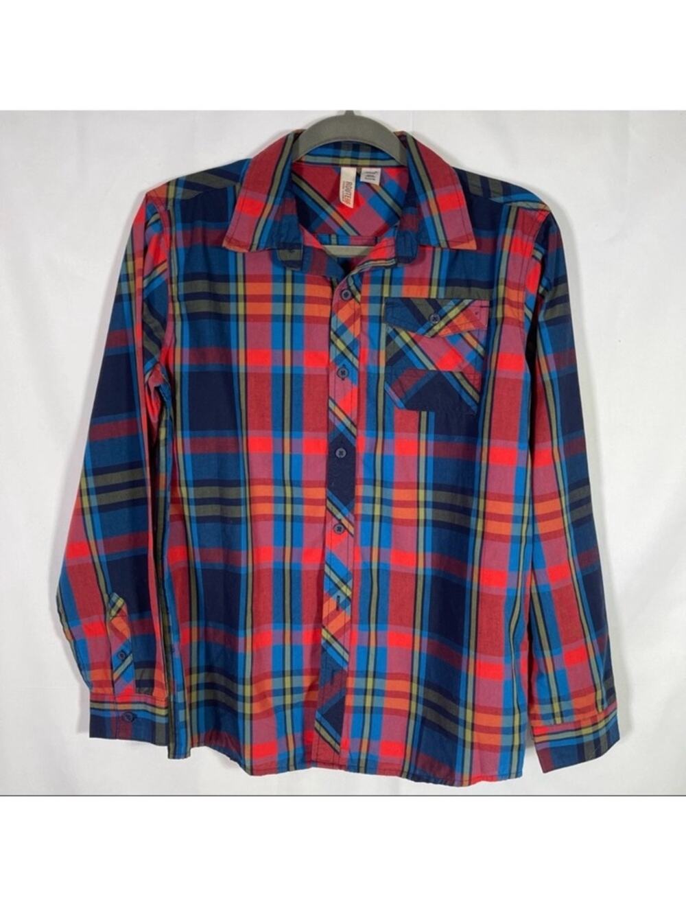 Route 66, Plaid Boys Shirt. Size XL (14/16). In excellent condition!